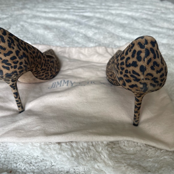 Cheetah print Jimmy Choo EU 41. 85cm heel. - Picture 3 of 5